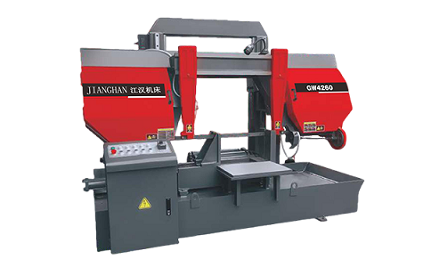 得荣龙门带锯床运行中途停止切割产生的原因是什么？